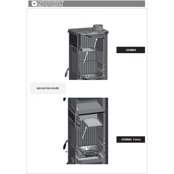 Kachlová kamna Nordica Gemma Petra