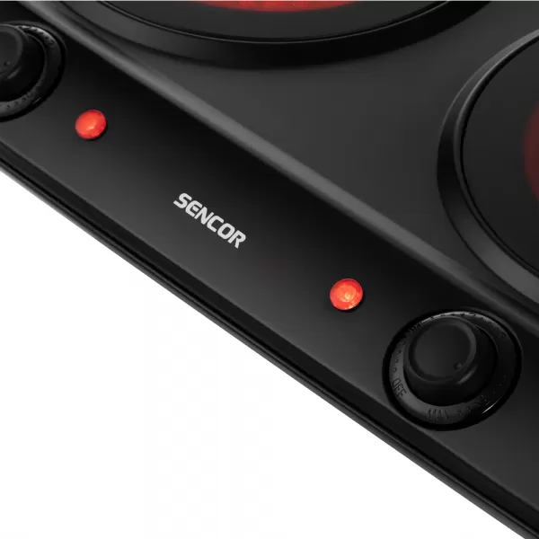 Vařič dvouplotýnkový SENCOR SCP 2263BK