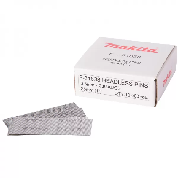 Hřebíky / pinky 25mm, 10000 ks Makita F-31838