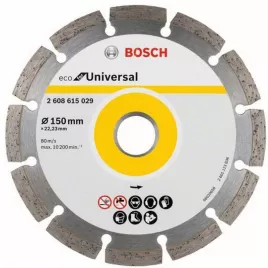 Diamantový dělicí kotouč ECO For Universal 150 x 22,23 x 2,1 x 7 mm Bosch 2608615029