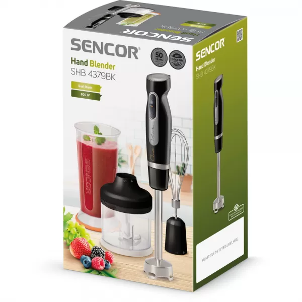 Tyčový mixér Sencor SHB 4379BK