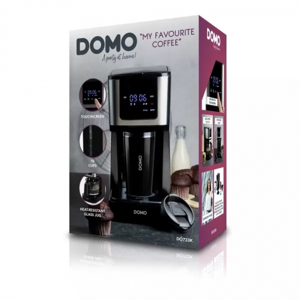 Překapávač na kávu 2v1 s termohrnkem DOMO DO733K