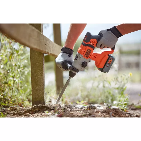 Aku kombinované kladivo 18V 1x4,0Ah v kufru Black&Decker BCD900M1K