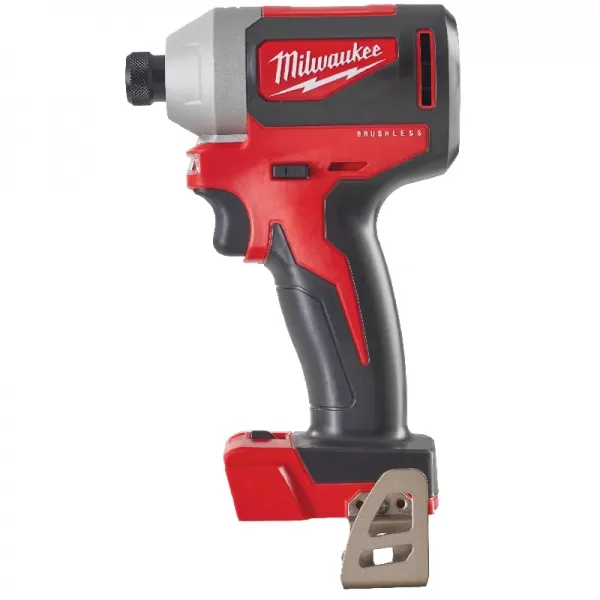Aku bezuhlíkový rázový utahovák M18™ 1/4” hex 18V bez aku Milwaukee M18BLID2-0X