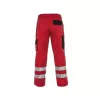 Kalhoty Canis CXS LUXY BRIGHT, pánské, červeno-černé