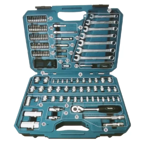 120-dielna sada náradia 3/8" Makita E-06616