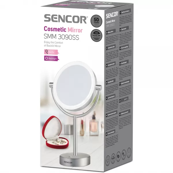 Kosmetické zrcátko SENCOR SMM 3090SS