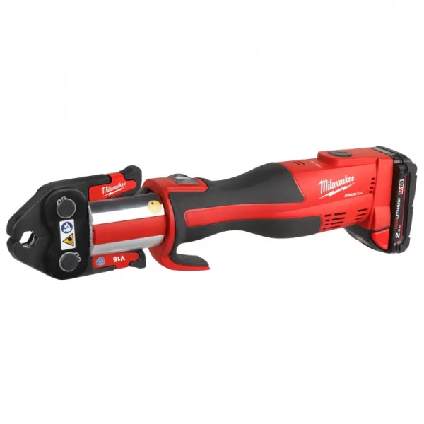 Aku bezuhlíkový hydraulický lis M18™ FORCE LOGIC™ 18V/2x2,0Ah Milwaukee M18BLHPT-202C
