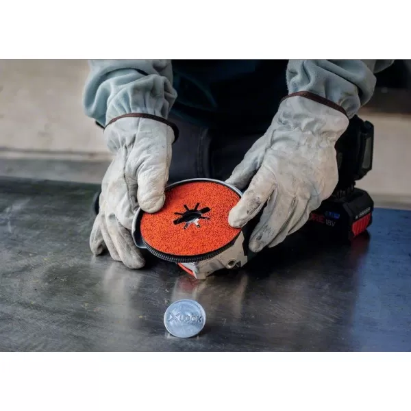 EXPERT R782 Prisma keramické brúsne kotúče z vlákien X-LOCK, 115 mm, 22,23 mm, P60, 5 kusov Bosch 2608621805