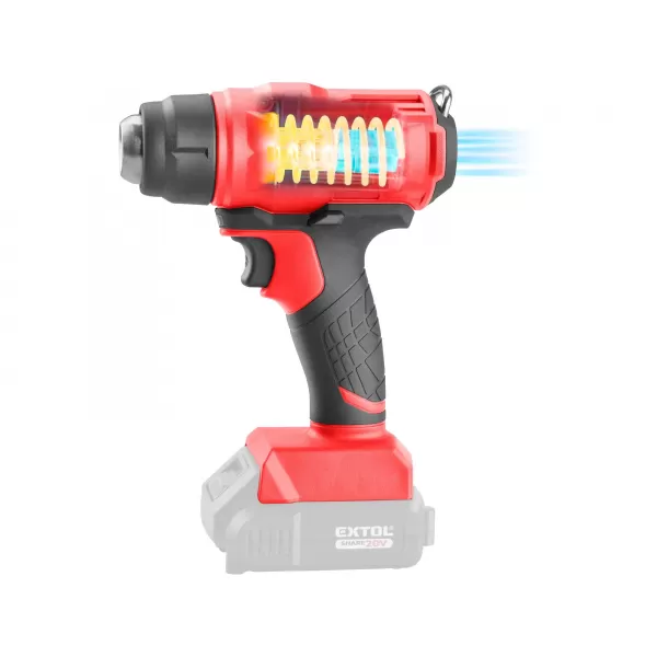 Aku horkovzdušná pistole SHARE 20V bez aku Extol Premium 8891867