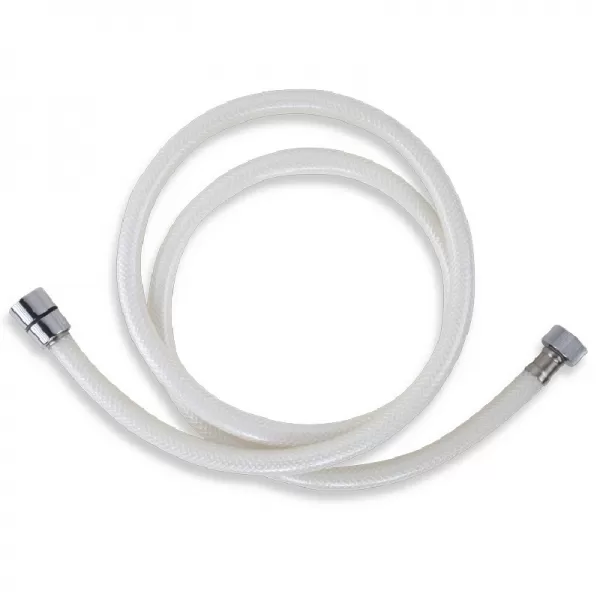Plastová hadice 150 cm bílá-chrom Novaservis PVC/155,1