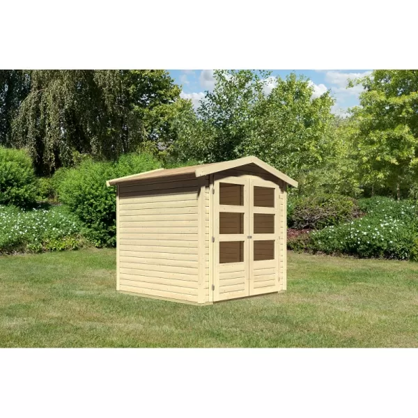 Dřevěný domek KARIBU AMBERG 2 (82971) natur LG1754