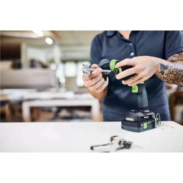 Aku príklepový vŕtací skrutkovač QUADRIVE TPC 18V bez aku I-Basic Festool 575604