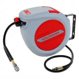 Samonavíjecí buben se vzduchovou hadicí 10 m Holzmann LSR10AIR