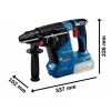 Aku vrtací kladivo SDS-Plus 18V 2x5,0Ah Bosch GBH 187-LI 0611923121