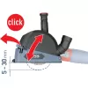 Kryt/adaptér odsávací pro řezání úhlovou bruskou 115/125 mm EXTOL PREMIUM 8807026