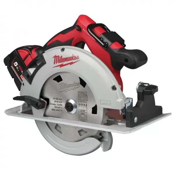 Akumulátorová akumulátorová kotúčová píla na drevo a plast M18™ 66 mm 18V/2x5,0Ah Milwaukee M18BLCS66-502X