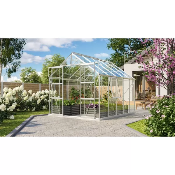 Skleník VITAVIA URANUS 8300 čiré sklo 3 mm stříbrný LG1036