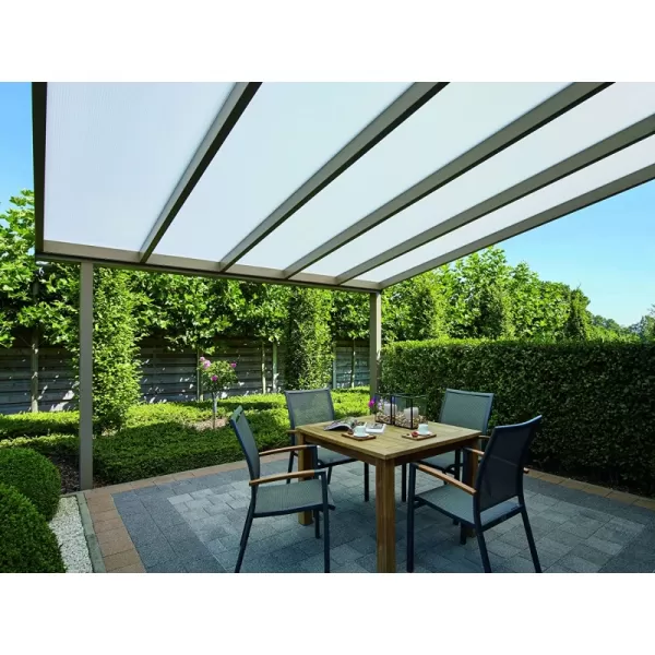 Hliníková pergola SKYLUX CLIMALUX 7,0 x 3,0 m antracit + čirý PC LG2224