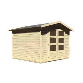 Dřevěný domek KARIBU AMBERG 4 (82973) natur LG1705