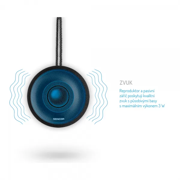 Bluetooth reproduktor SENCOR SSS 1000 NYX MICRO BLACK