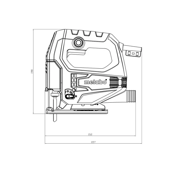 Přímočará pila STEB 65 Quick Metabo 601030000