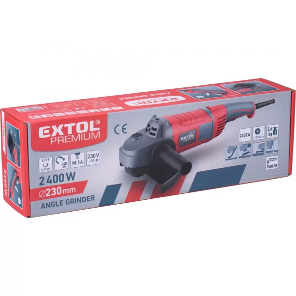 Úhlová bruska 230mm s otočnou rukojetí EXTOL PREMIUM 8892060