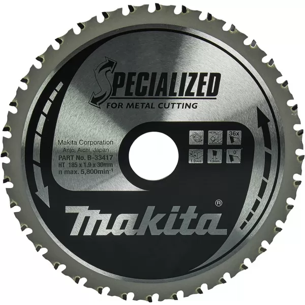 Kotouč pilový ocel SPECIALIZED 185x1,9x30mm 36Z Makita B-33417
