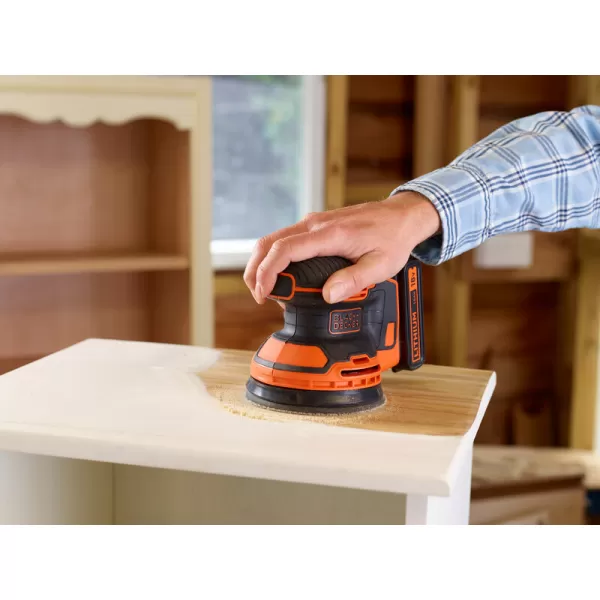 Aku excentrická bruska 18V bez aku Black&Decker BDCROS18N