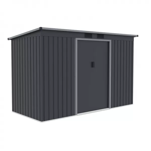 Plechový domek LANITPLAST HALLE 94 ANTRACIT LG4024