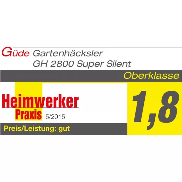 Elektrický drtič větví GH 2800 Super Silent Güde 94375