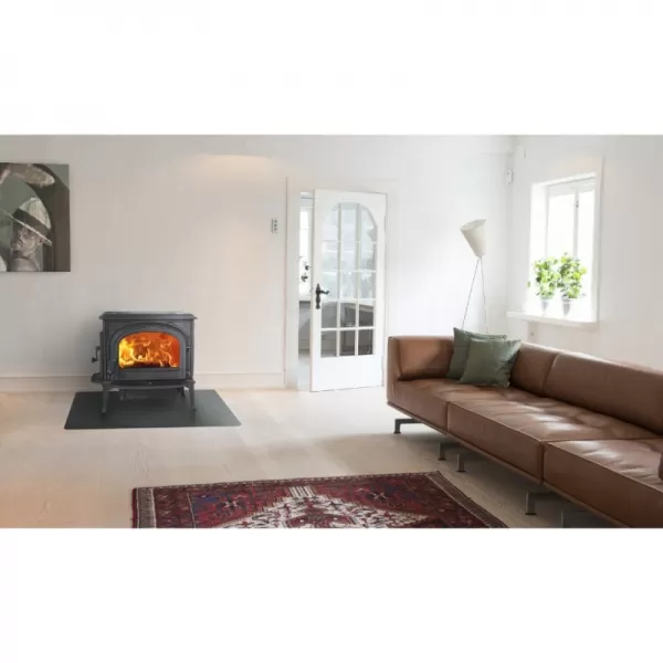 Krbová kamna smalt slonová kost, dvířka bez ozdobných příček Jotul F 500 ECO SE IVE