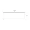 Závěsná police Palram Skylight Utility Shelf