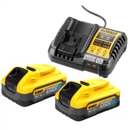 Nabíječka 12-18V XR Li-Ion + 2 x akumulátor 18V 5,0Ah POWERSTACK DeWALT DCB1104H2