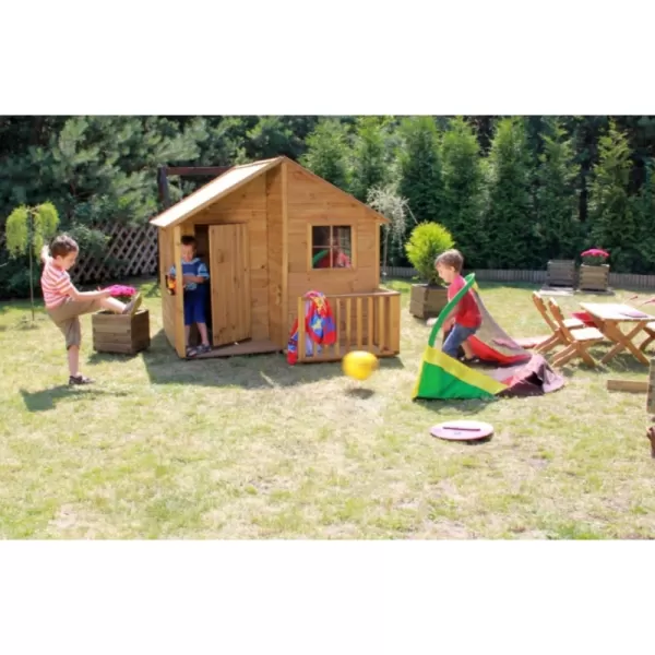 Dětský dřevěný domeček Chalupa Marimex 11640425