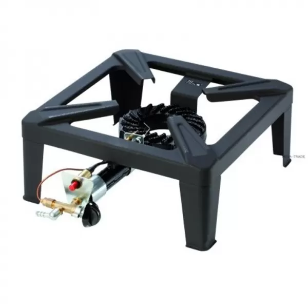 Plynový průmyslový vařič MEGA ZEUS + termopojistka + piezo Meva U2102TP