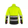 Bunda Canis CXS BENSON, výstražná, softshell, žluto-černá