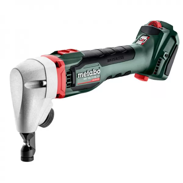 Aku prostřihovač 18V bez aku Metabo NIV 18 LTX BL metaloc 601614840