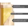 Finská sauna KARIBU AINUR (6099) LG3047