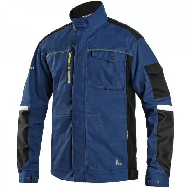 Blůza Canis CXS STRETCH, pánská, tmavě modrá-černá