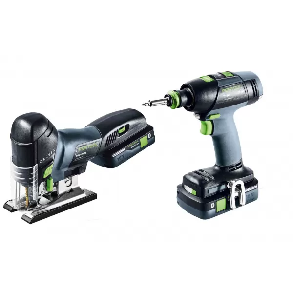 Aku montážní sada T 18+3/PSC 420 HPC 2x4,0Ah I-Set Festool 577630