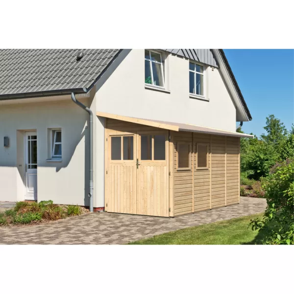 Dřevěný domek KARIBU WANDLITZ 4 (55257) natur LG2730