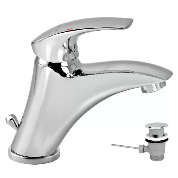 Umyvadlová baterie s výpustí Metalia 57 chrom Novaservis 57002,0