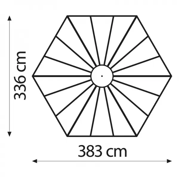Zahradní pavilon VITAVIA HERA 9000 černý