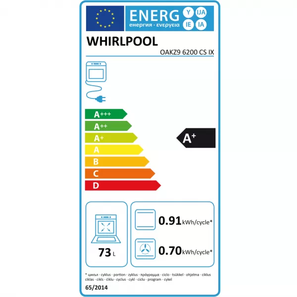 Trouba vestavná Whirlpool OAKZ9 6200 CS IX
