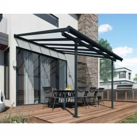 Hliníková (montovaná) pergola Palram Sierra 3000 antracit 3 x 3