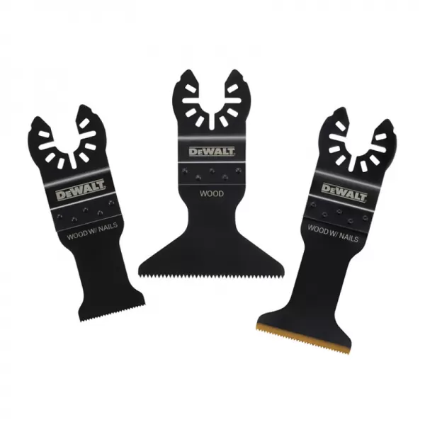 Sada kmitacích pilových listů, 3ks DeWALT DT20760