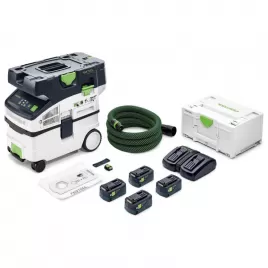 Aku mobilní vysavač CLEANTEC CTLC MIDI 2x18V 4x5,0Ah I-Plus Festool 577671