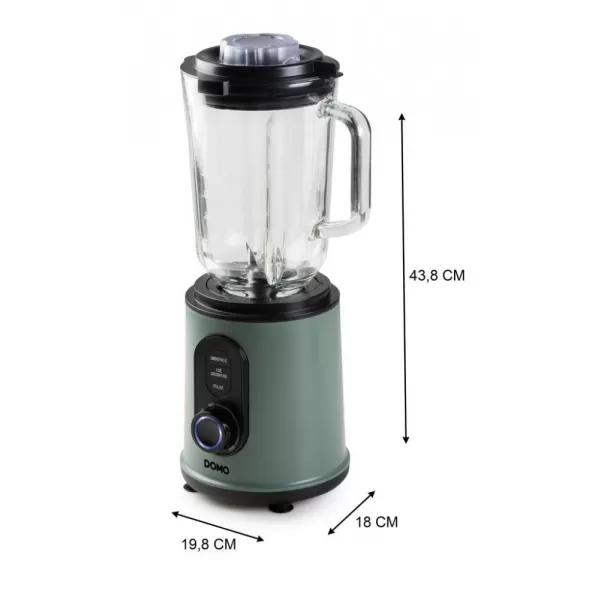 Stolní mixér 2v1 se smoothie DOMO DO734BL