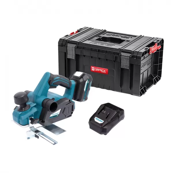 Aku hoblík 18V 1x5,0Ah + nabíječka + box XTline XT102750-1B5B